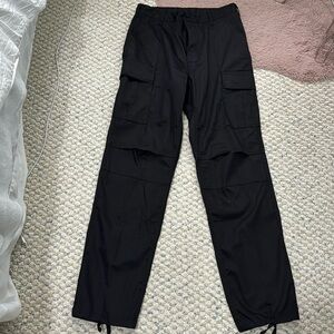 Black cargo pants
